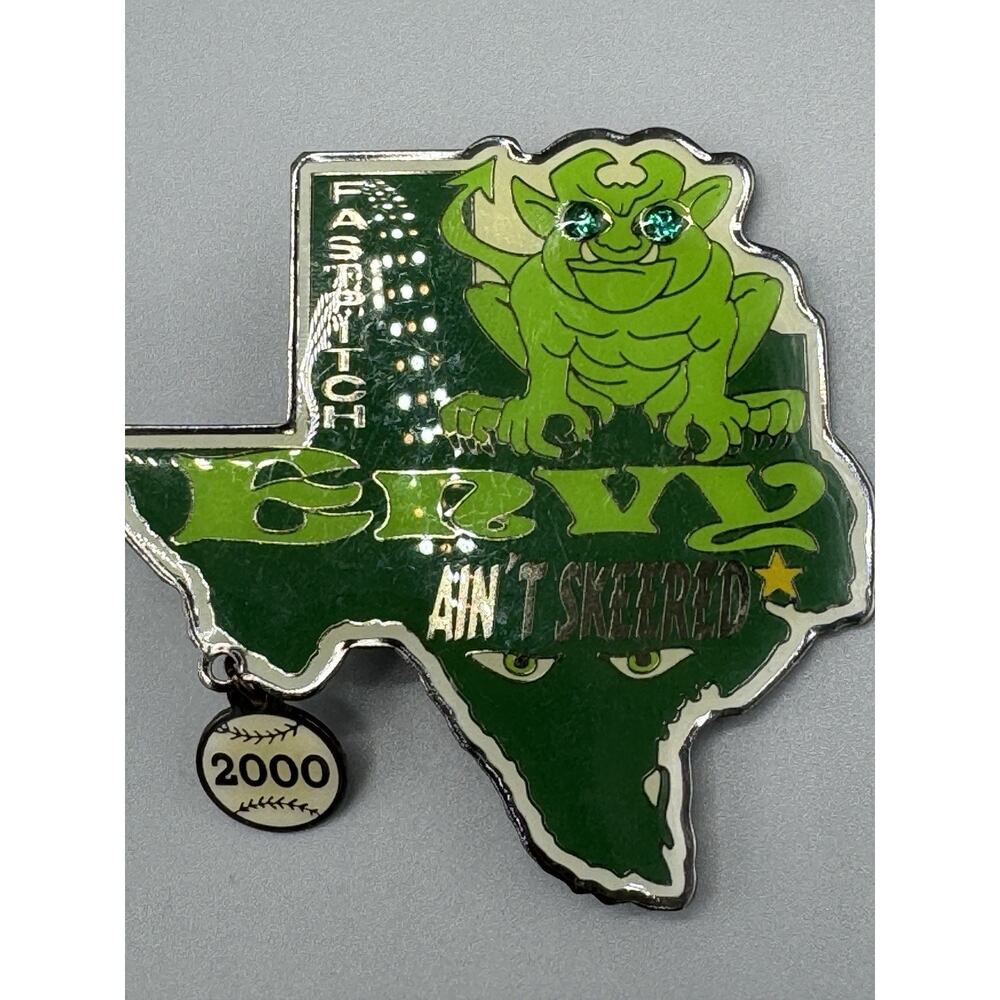 Vintage 2000 Texas Envy Fastpitch Softball Sports Lapel Pin